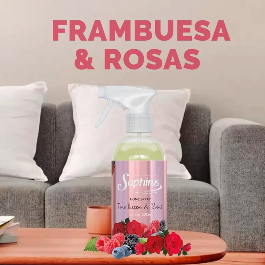 Home spray frambuesa y rosas