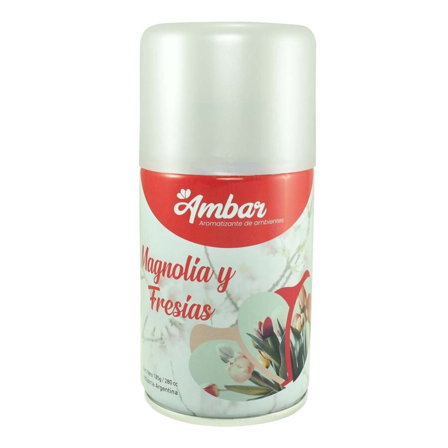 Aerosol Ambar - magnolia y fresias