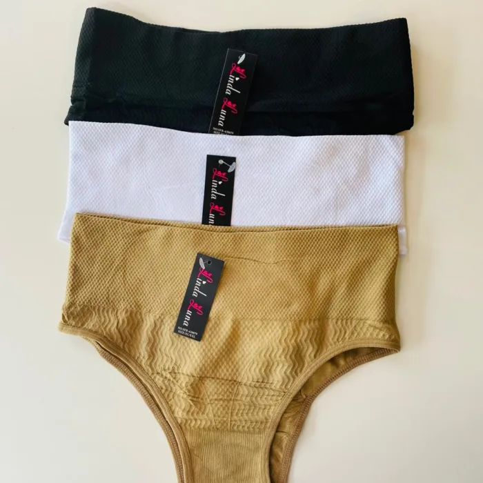 BOMBACHA CINTURA ALTA VEDETINA DE LYCRA