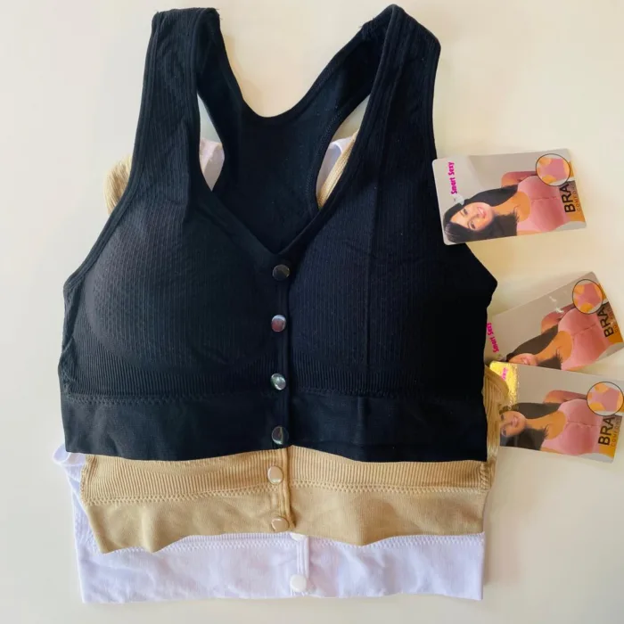 CORPIÑO CON BOTONES DELANTERO