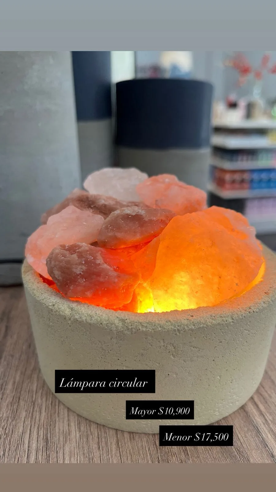Lámparas de sal