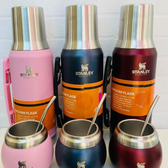 KIT TERMO MATE BOCHA 1200ML