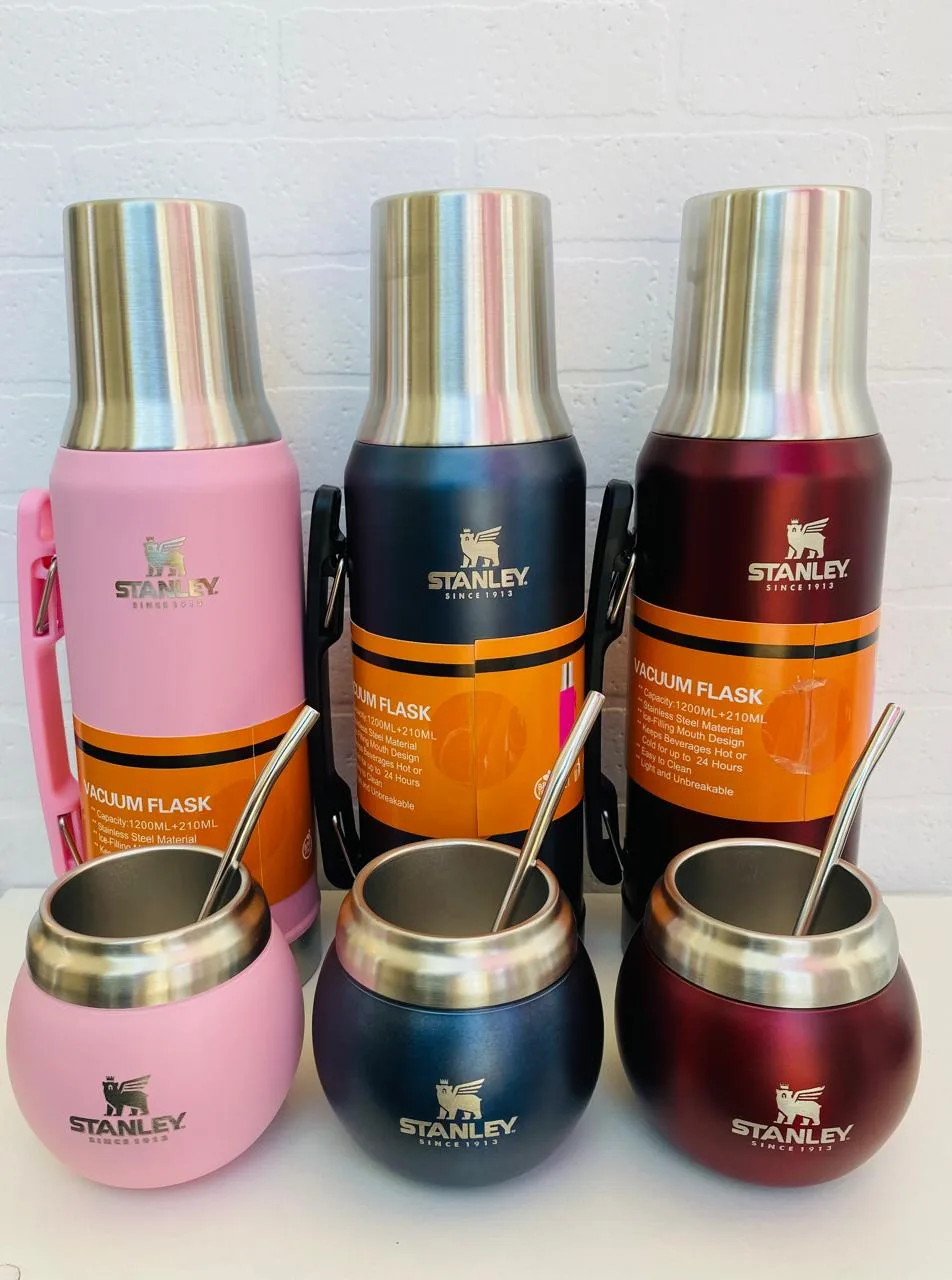 KIT TERMO MATE BOCHA 1200ML