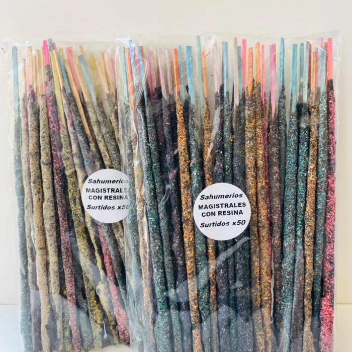 SAHUMERIO MAGISTRALES CON RESINA X 50