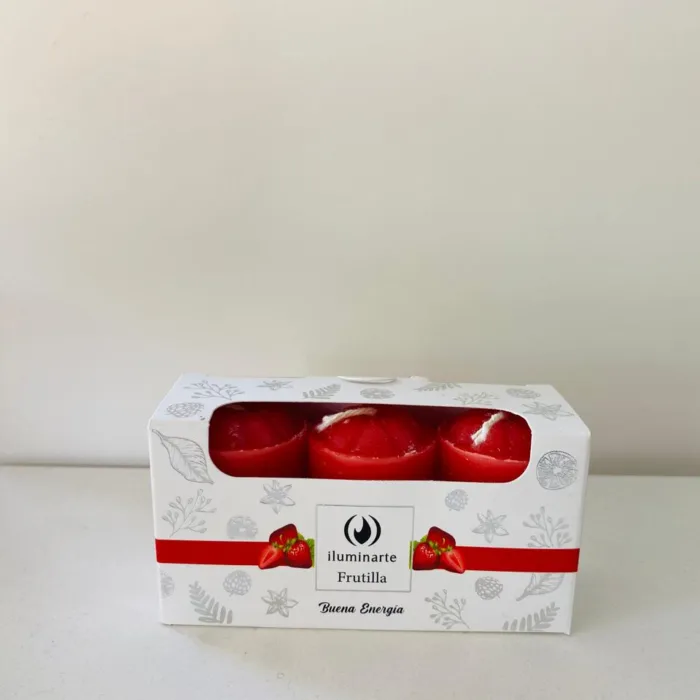 VELONCITOS AROMÁTICOS X 3 FRUTILLA