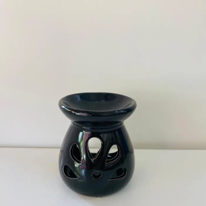 HORNILLO CHICO DE CERAMICA ILUMINARTE NEGRO