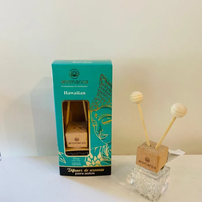 DIFUSOR AROMÁTICO PARA AUTO AROMANZA - HAWAIIAN