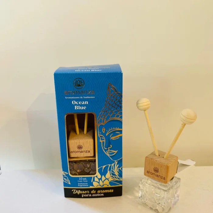 DIFUSOR AROMÁTICO PARA AUTO AROMANZA - OCEAN BLUE