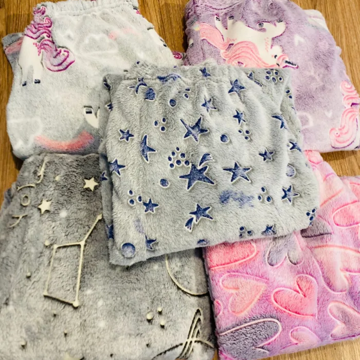 PIJAMAS MUJER DE POLAR TALLES 1 AL 8
