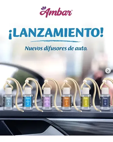 BOTELLITAS AMBAR - VARIOS AROMAS
